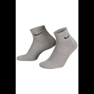 Nike Men's Everyday 5-Pair Ankle Socks Gray